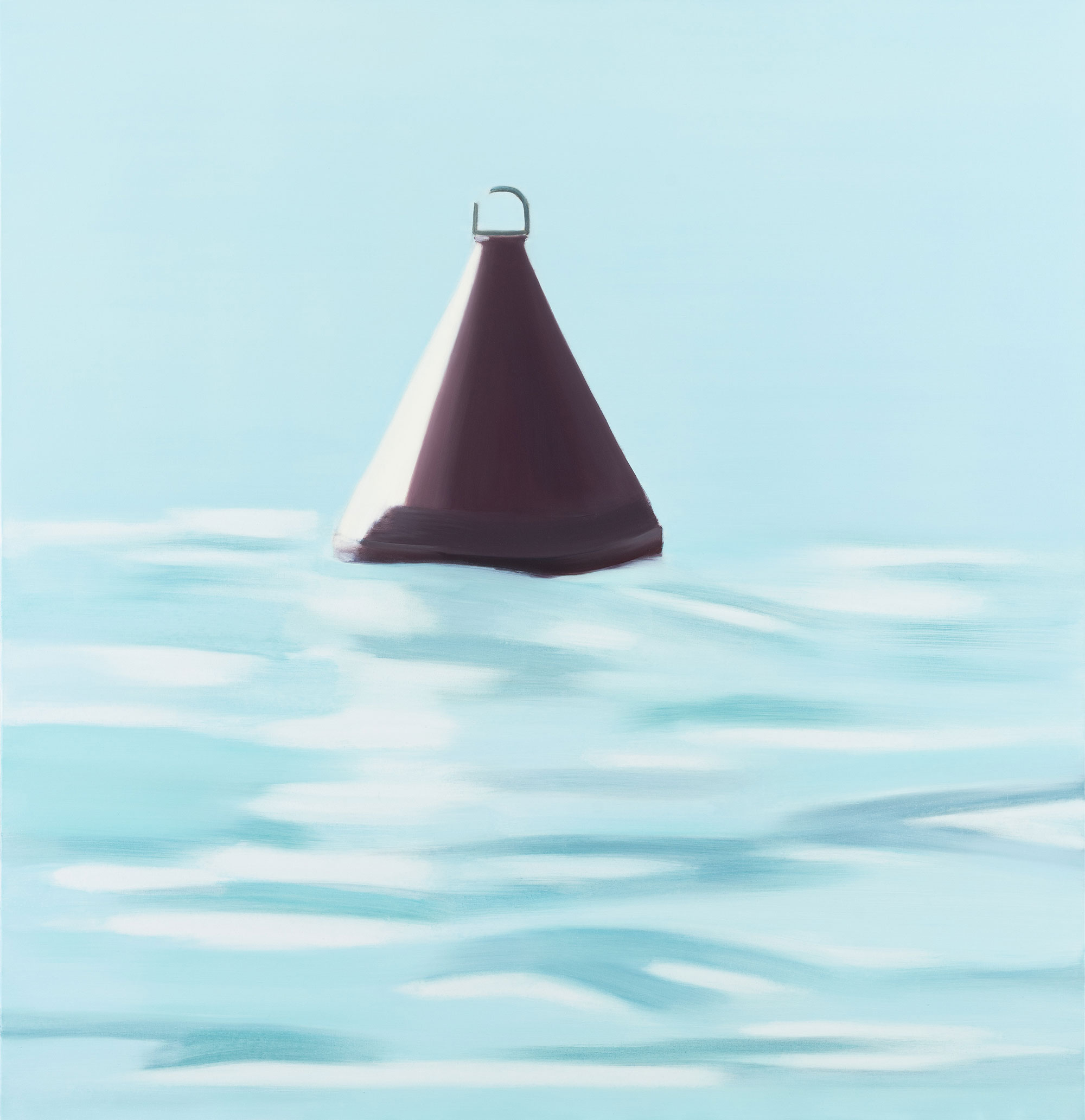 Felicija Dudoit – Buoy I, 2023, oil on canvas, 130x135 cm