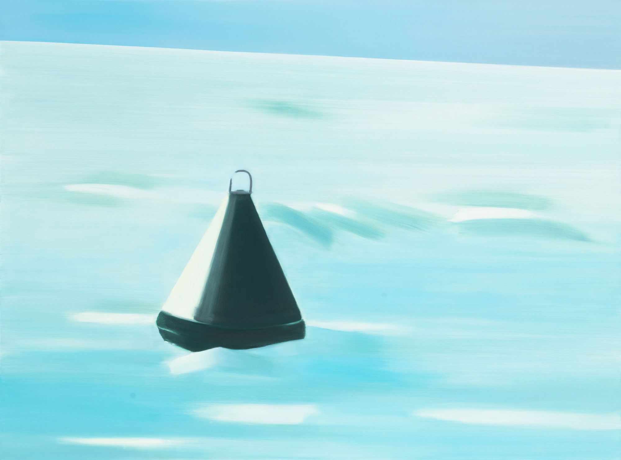 Felicija Dudoit – Buoy II, 2023, oil on canvas, 130x175 cm